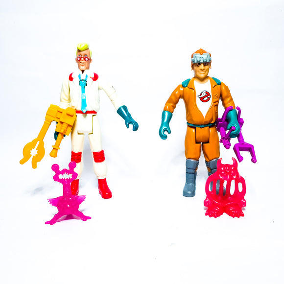 ToySack | Egon & Ray Loose Brand New Real Ghostbusters Fright Features by Kenner, buy the toy online