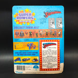 Superman, 1984 Super Powers 12-Back Card by Kenner