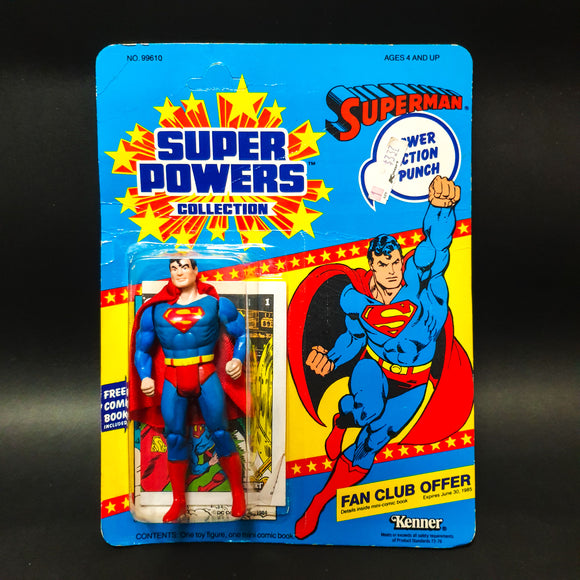 ToySack | Superman, 1984 Super Powers 12-Back Card by Kenner, buy the toy online