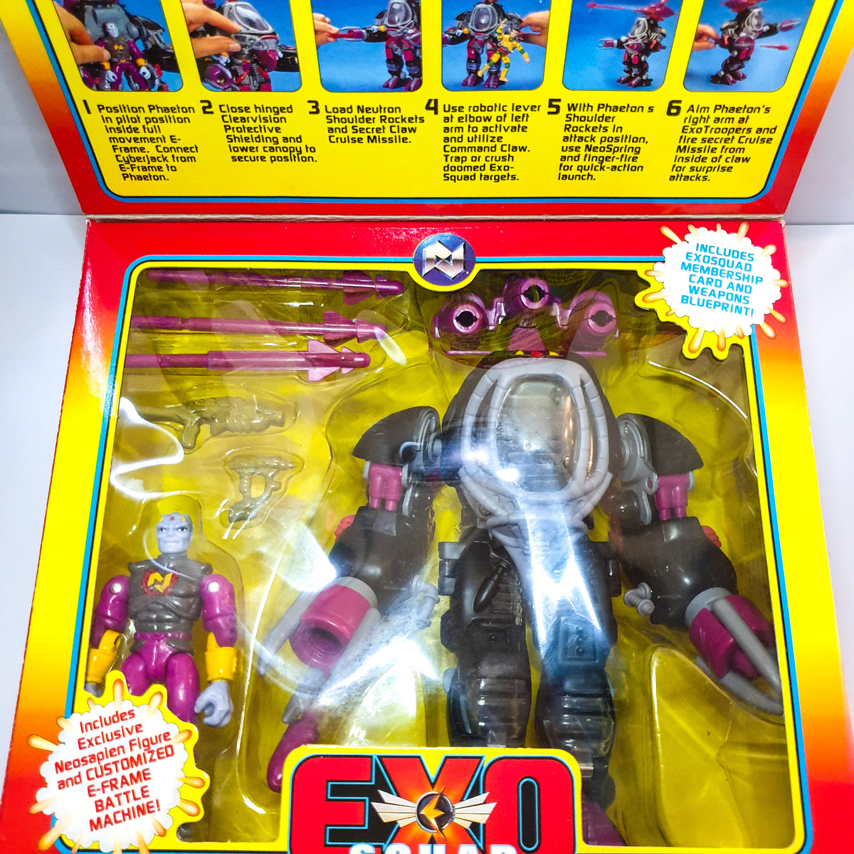 ToySack | ExoSquad Phaeton w/ Command E-Frame, Playmates Toys Loose ...
