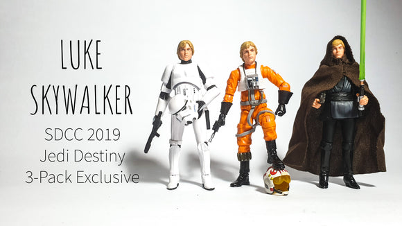 ToySack | Luke Skywalker Destiny Set of 3, SDCC 2019