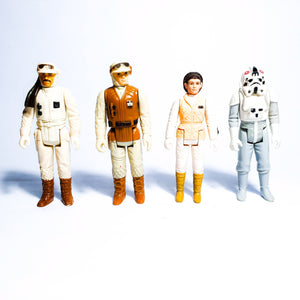 Hoth Set of Four, Star Wars Empire Strikes Back by Kenner