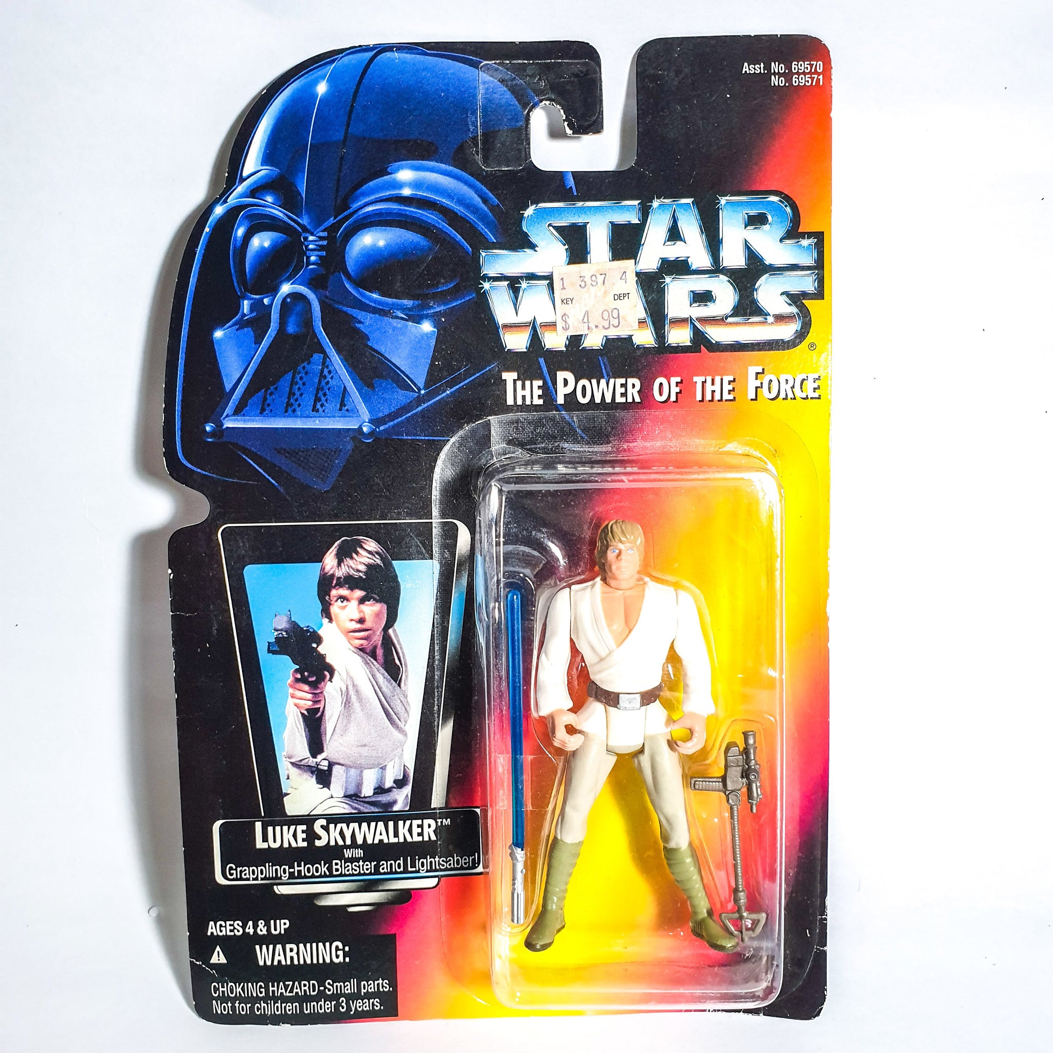 ToySack Star Wars POTF Farm Boy Luke, 1996 Kenner –