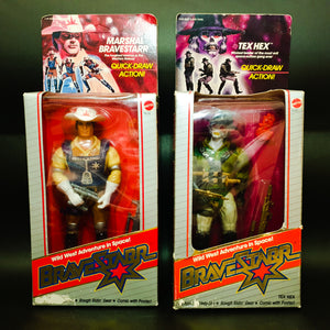 ToySack | MISB Marshall BraveStarr & Tex Hex Bundle by Mattel, buy the toys online