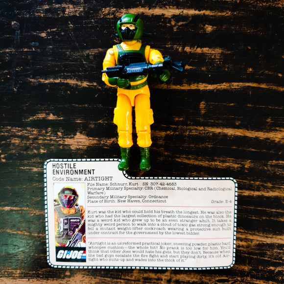 ToySack | GI Joe ARAH Airtight, Hasbro 1985 Loose Complete, buy this toy for sale online