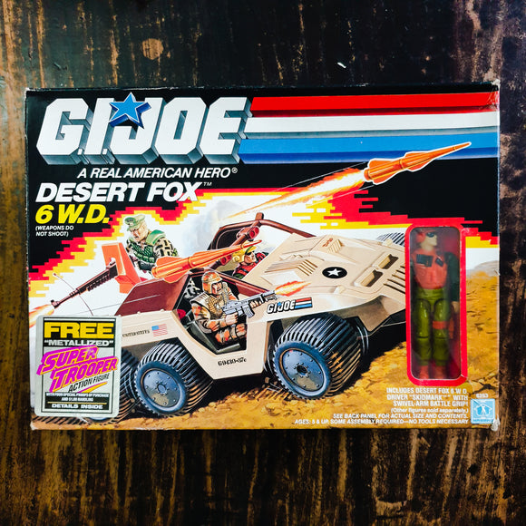ToySack | GI Joe Desert Fox with Skidmark MIB, Unassembled 1990, buy the toy for sale online