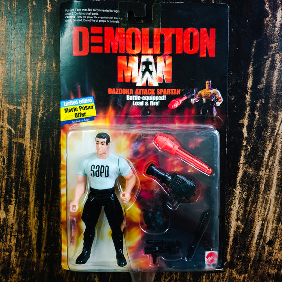 ToySack | Bazooka Attack Spartan from Demoliton Man, Mattel 1993, buy the Demolition Man toys for sale online