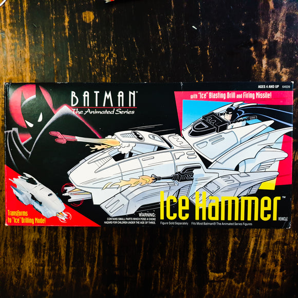 ToySack | 1995 BTAS Batman's Ice Hammer by Kenner, Brand New Mint in Box, buy Batman's Ice Hammer vehicle toy for sale online at ToySack