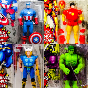 ToySack | Avengers Set: Captain America, Iron Man, Hulk, & Thor, Marvel Super Heroes by Toy Biz, 1992, buy Marvel toys for sale online Philippines at ToySack