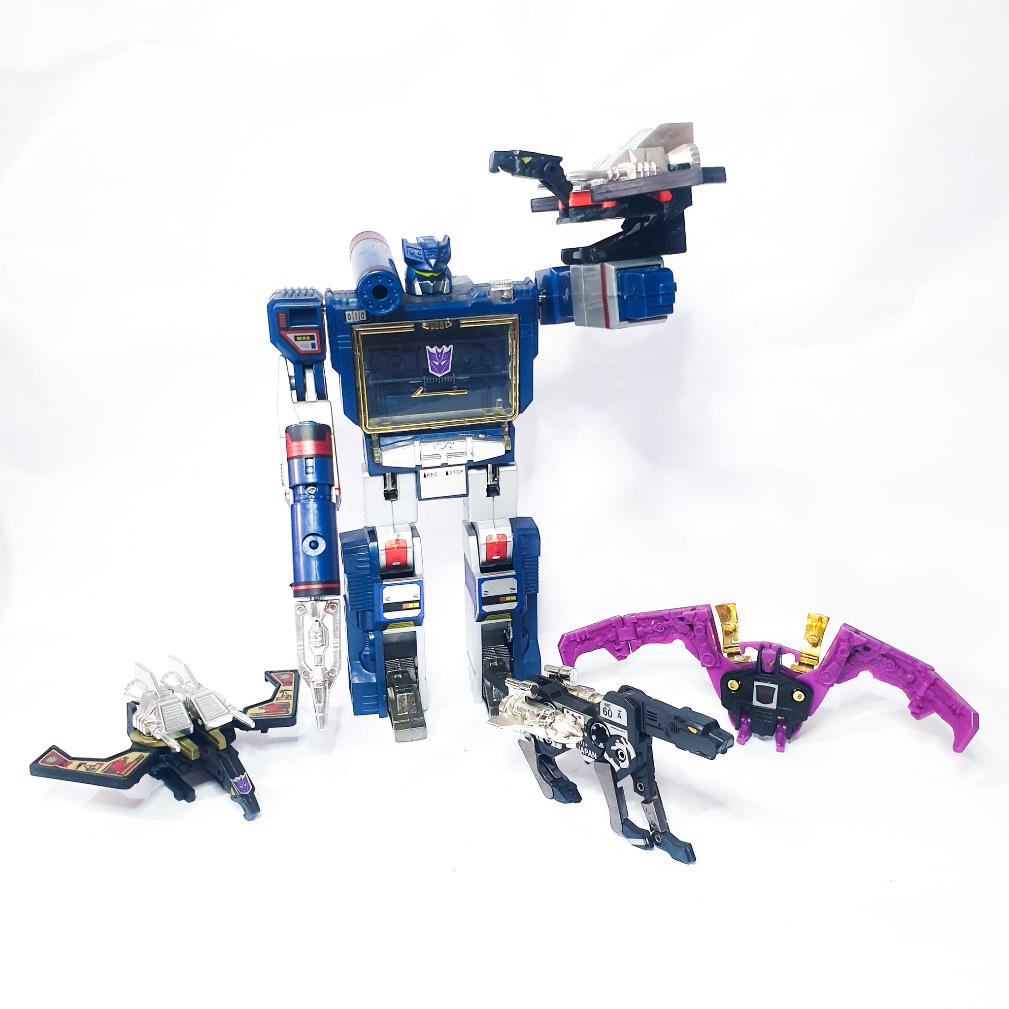 ToySack Soundwave with Ravage, Ratbat, Laserbeak Buzzsaw
