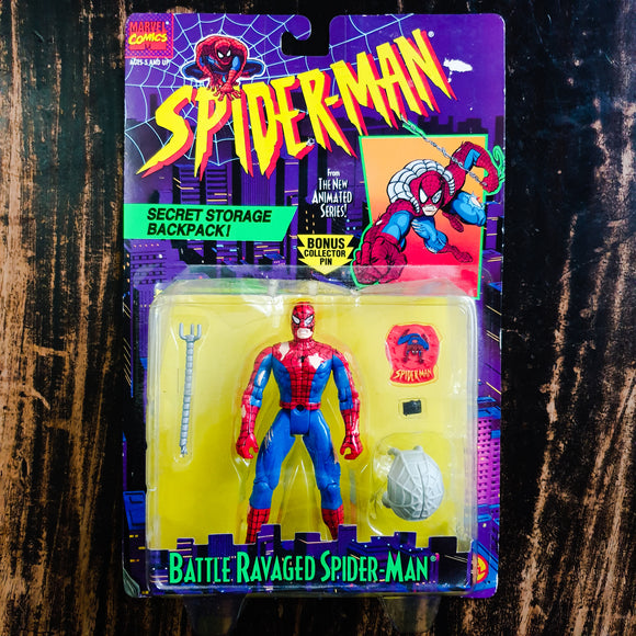 ToySack | Battle Ravaged Spider-Man, Spider-Man TAS by Toy Biz 1994, buy Spider-Man toys for sale online at ToySack Philippines