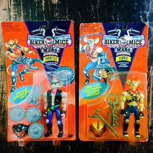 ToySack | Original Throttle & Vinnie, Biker Mice from Mars Sports Bro Galoob,1993, buy Galoob toys for sale online at ToySack Philippines