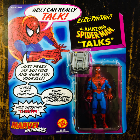 ToySack | Electronic The Amazing Spider-Man Talks, Marvel Super Heroes by Toy Biz, 1991, buy Marvel toys for sale online at ToySack Philippines