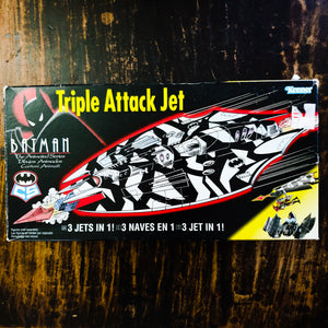 ToySack | Batman the Animated Series Triple Attack Jet by Kenner, 1994, buy Batman toys for sale online at ToySack Philippines