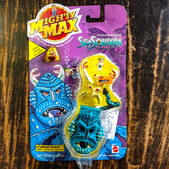 ToySack | Mighty Max Horror Heads SeaSquirm, 1992 Mattel, buy Mighty Max toys for sale online at ToySack Philippines