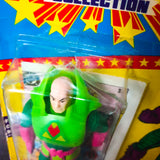 Top bubble crack, Lex Luthor, 1984 Super Powers 12-Back Card by Kenner, buy DC toys for sale online at ToySax Philippines