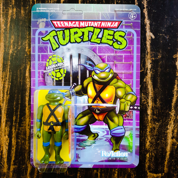 ToySack | Leonardo, Teenage Mutant Ninja Turtles TMNT Reaction Figures by Super 7 2019, buy TMNT toys for sale online at ToySack Philippines