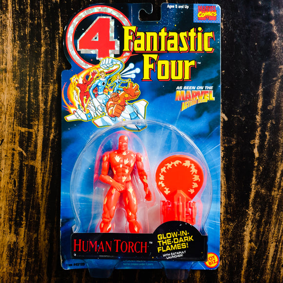 ToySack | Human Torch (Glow in the Dark Flames), Fantastic Four Toy Biz, 1994, buy Marvel toys for sale online at ToySack Philippines