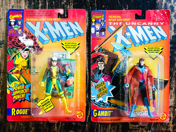 ToySack | Rogue & Gambit, X-Men Toy Biz 1992-1994, buy toys for sale online at ToySack Philippines
