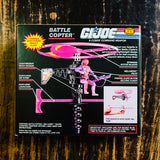 Card back details, Battle Copter with Heli-Viper Figure, GI Joe ARAH 1992 by Hasbro, buy GI Joe toys for sale online at ToySack Philippines