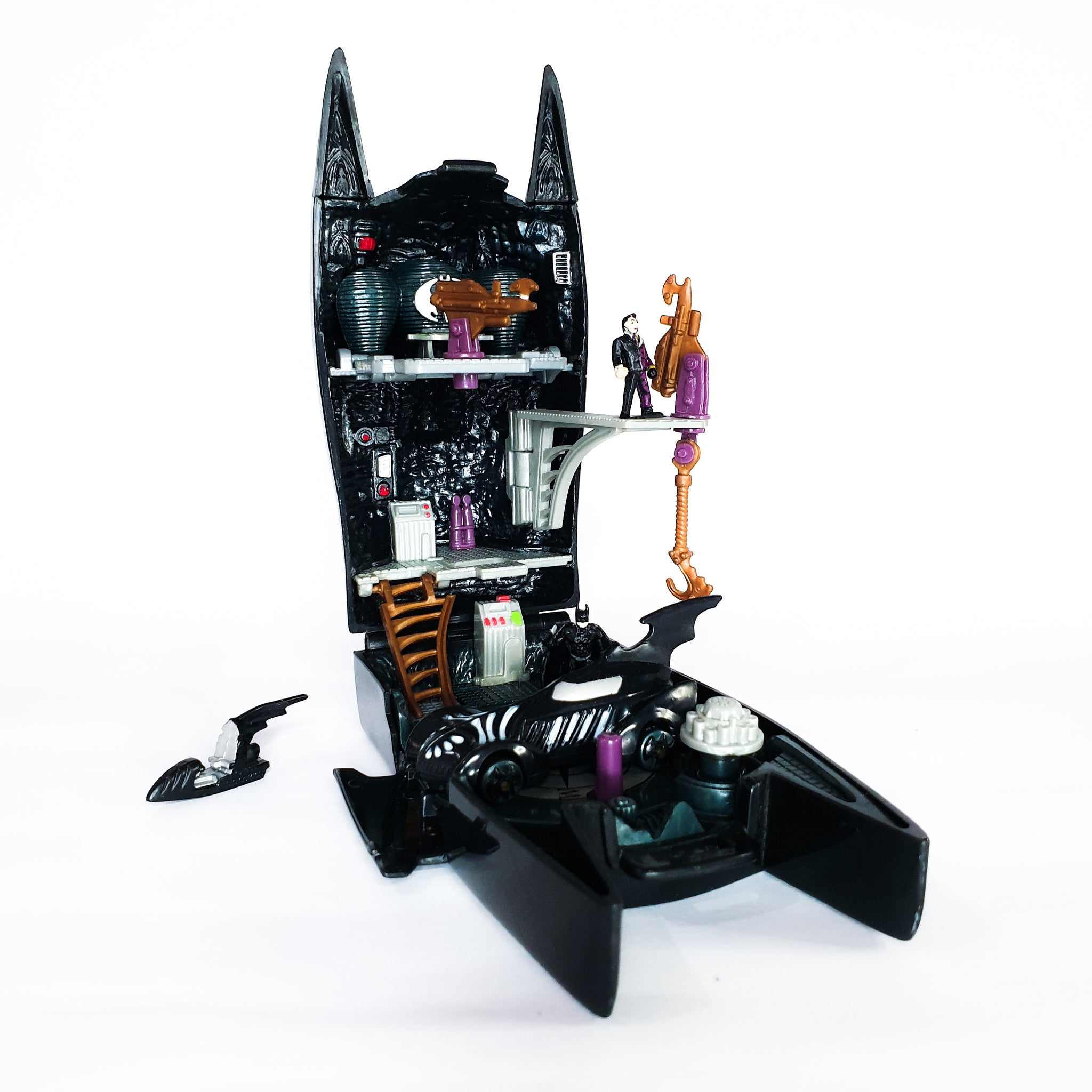 ToySack Batcave Power Center Micro Playset (Complete), Batman Forever  Kenner 1995 – 