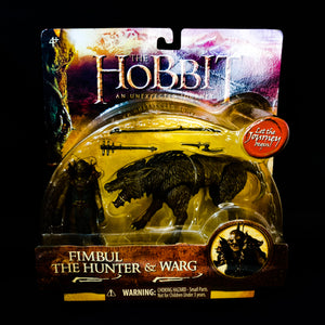 ToySack | 3.75" Fimbul the Hunter & Warg, The Hobbit An Unexpected Journey by Bridge Direct 2013, buy LOTR toys for sale online at ToySack Philippines