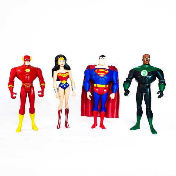 ToySack | JLU Bundle 3: Flash, Green Lantern, Superman & Wonder Woman, Justice League Unlimited by Mattel 2005-2011, buy DC toys for sale online at ToySack Philippines