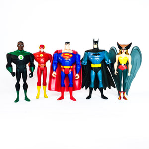 ToySack | JLU Bundle 5: Flash, Green Lantern, Superman, Hawkgirl, & Batman, Justice League Unlimited by Mattel 2005-2011, buy DC toys for sale online at ToySack Philippines