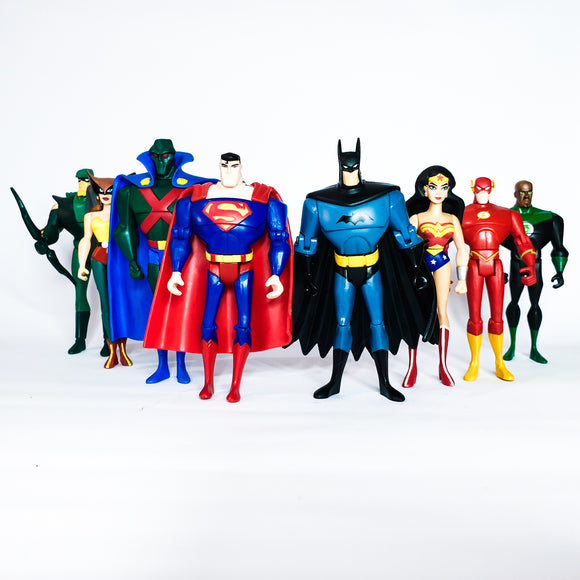 JLU Bundle 3: Flash, Green Lantern, Superman, Wonder Woman, Martian Manhunter, Green Arrow, Hawkgirl, & Batman, Justice League Unlimited by Mattel 2005-2011