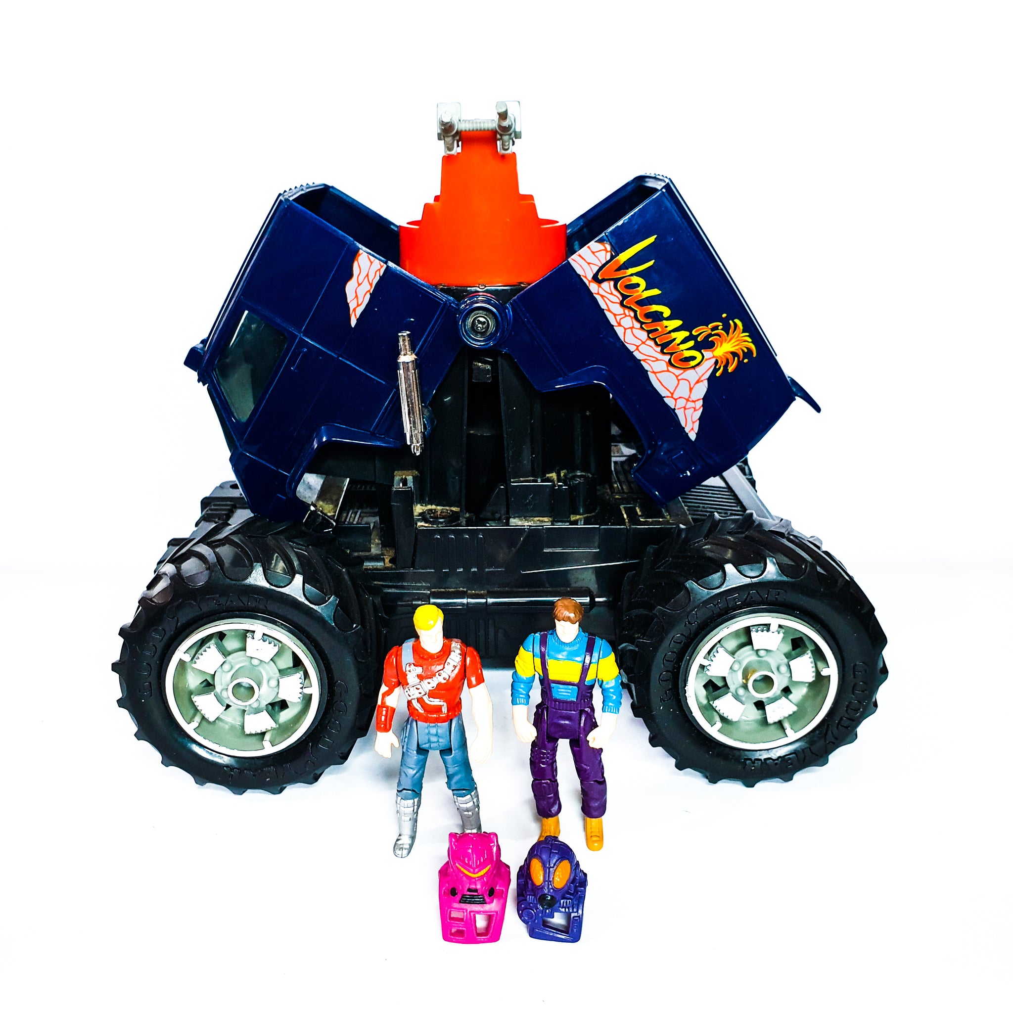 Vintage Kenner 1986 M.A.S.K. Matt Trakker and Jacques LaFleur (Volcano Vintage Kenner 1986 M.A.S.K. Matt Trakker and Jacques LaFleur (Volcano