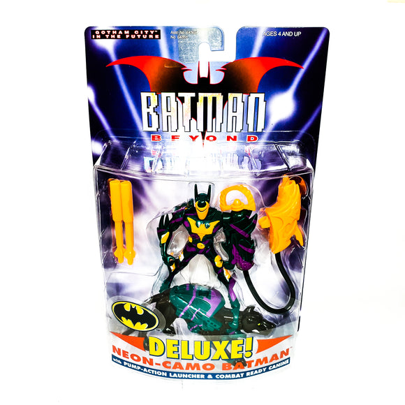 ToySack | Neon-Camo Batman with Bruce Wayne's Dog Ace, Deluxe Batman Beyond by Hasbro 1999, buy Batman toys for sale online at ToySack Philippines