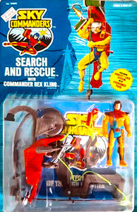 ToySack | PRE-ORDER Search and Rescue with Commander Rex Kling, Sky Commanders by Kenner 1987, buy vintage toys for sale online at ToySack Philippines