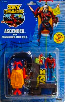 ToySack | PRE-ORDER Ascender with Commander Jack Reily, Sky Commanders by Kenner 1987, buy vintage toys for sale online at ToySack Philippines