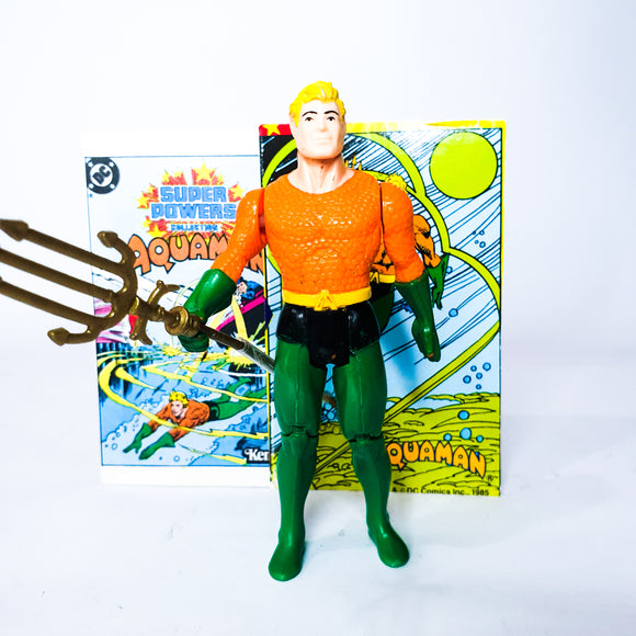 ToySack | Aquaman with Comic & Card, Super Powers by Kenner 1984, buy DC toys for sale online at ToySack Philippines