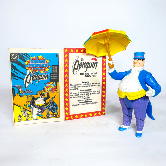 ToySack | Penguin with Comic & Card (Great Condition), Super Powers by Kenner 1984, buy DC toys for sale online at ToySack Philippines