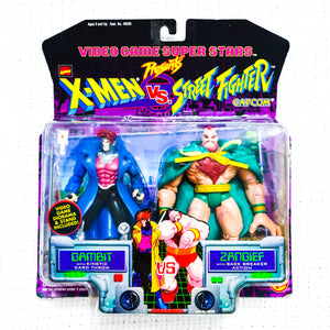 ToySack | Gambit vs Zangief, X-Men vs Street Fighter by Toy Biz 1998, buy Marvel toys for sale online at ToySack Philippines