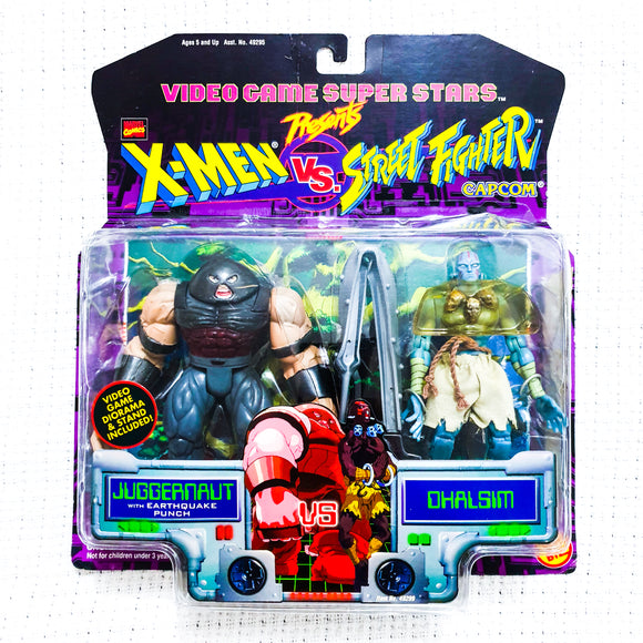 ToySack | Juggernaut vs Dhalsim, X-Men vs Street Fighter by Toy Biz 1998, buy Marvel toys for sale online at ToySack Philippines