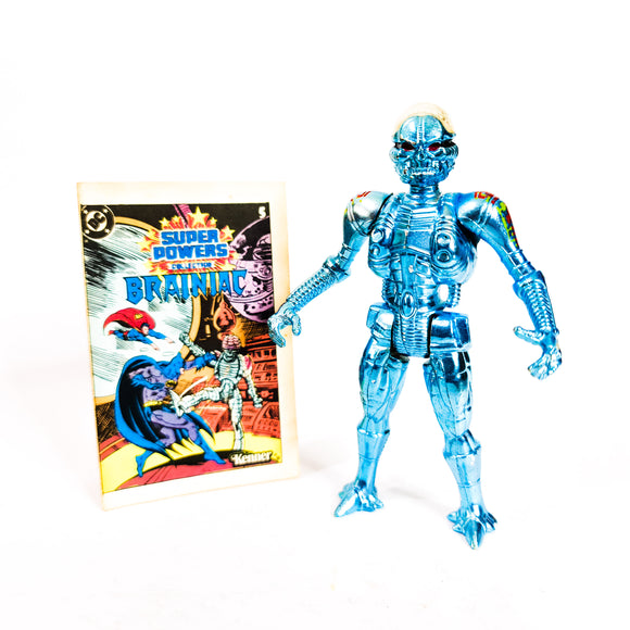 ToySack | Brainiac with Comic, Super Powers by Kenner 1985, buy DC toys for sale online at ToySack Philippines