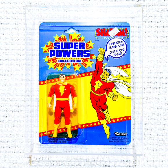 ToySack | Shazam (Mint on Canadian Card in Acrylic Case), Super Powers by Kenner 1986, buy DC toys for sale online at ToySack Philippines