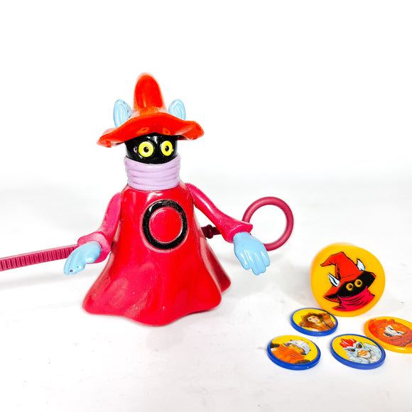 ToySack | Orko with Disks, MOTU Masters of the Universe by Mattel, 1982, buy vintage MOTU toys for sale online at ToySack Philippines