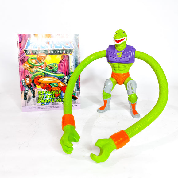 ToySack | Sssqueeze (Near Mint) with Comic, MOTU Masters of the Universe by Mattel, 1987, buy vintage MOTU toys for sale online at ToySack Philippines