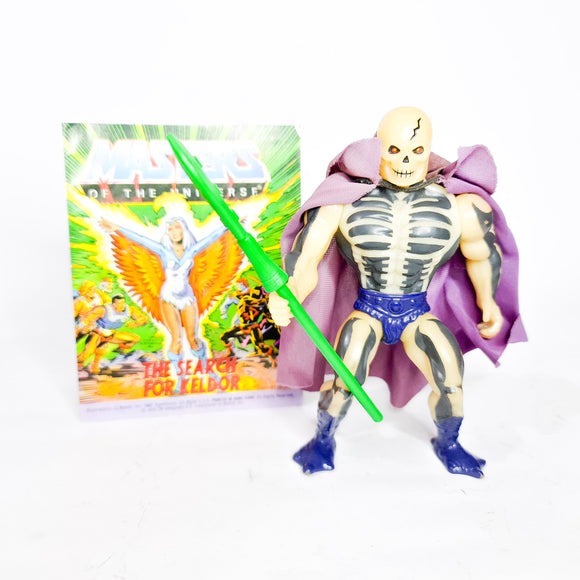 ToySack | Scare Glow Complete (Green Halberd) with Comic, MOTU Masters of the Universe by Mattel, 1986, buy vintage MOTU toysa for sale online at ToySack Philippines