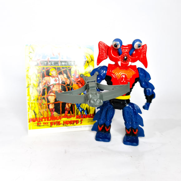 ToySack | Mantenna (Near Mint) with Comic, MOTU Masters of the Universe by Mattel, 1985, buy vintage MOTU toys for sale online at ToySack Philippines