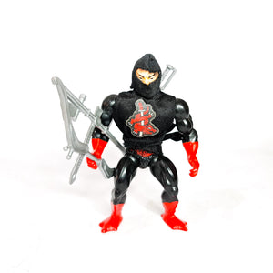 Ninjor (Near Mint) with Sword, Bow & Arrow, MOTU Masters of the Universe by Mattel, 1987