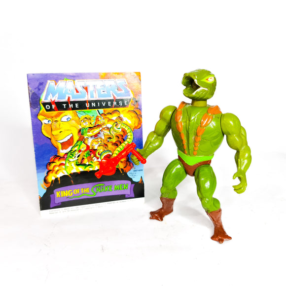 ToySack | Kobra Khan Complete with Comic, MOTU Masters of the Universe by Mattel 1983, buy vintage He-Man toys for sale online at ToySack Philippines