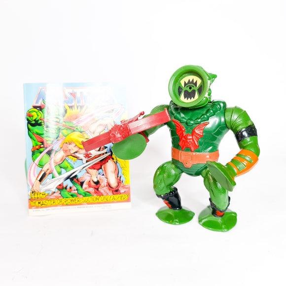 ToySack | Leech Complete with Comic, MOTU Masters of the Universe by Mattel 1985, buy vintage He-Man toys for sale online at ToySack Philippines
