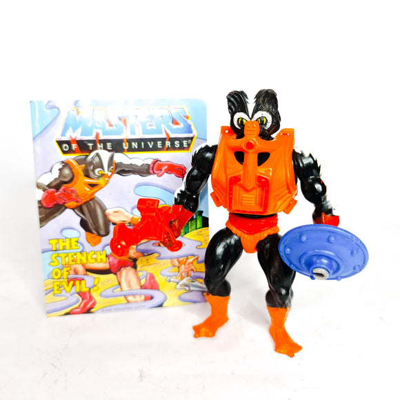 ToySack | Stinkor Complete (Even with Scent!) & Comic, MOTU Masters of the Universe by Mattel 1985, buy vintage He-Man toys for sale online at ToySack Philippines