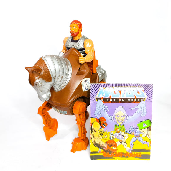 ToySack | Stridor & Fisto (Incomplete) with Comic, MOTU Masters of the Universe by Mattel 1984, buy vintage MOTU toys for sale online at ToySack Philippines