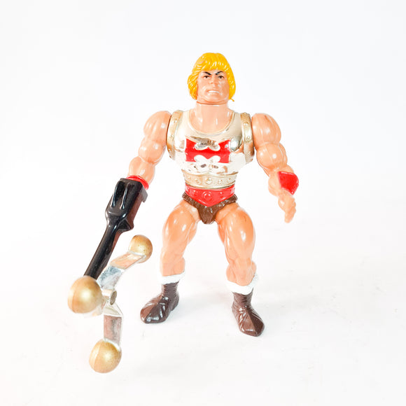 ToySack | Flying Fists He-Man with Mace (Near Mint), MOTU Masters of the Universe by Mattel, 1986, buy vintage toys for sale online at ToySack Philippines