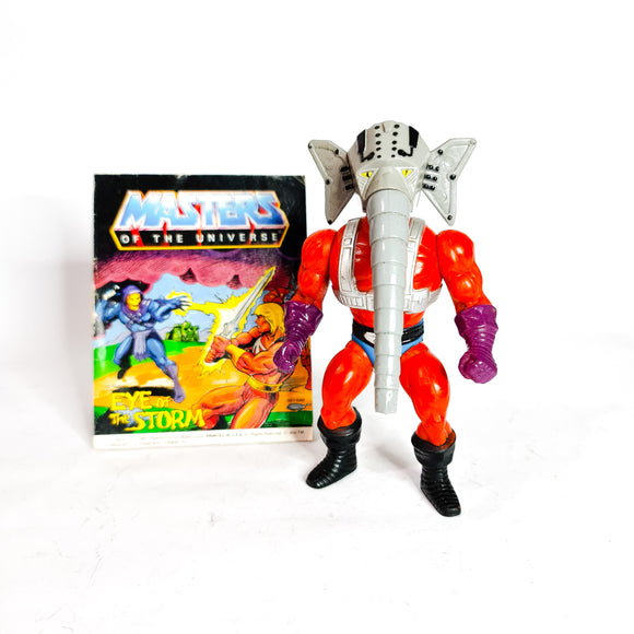 ToySack | Snout Pout Complete with Comic, MOTU Masters of the Universe by Mattel 1985, buy vintage He-Man toys for sale online at ToySack Philippines